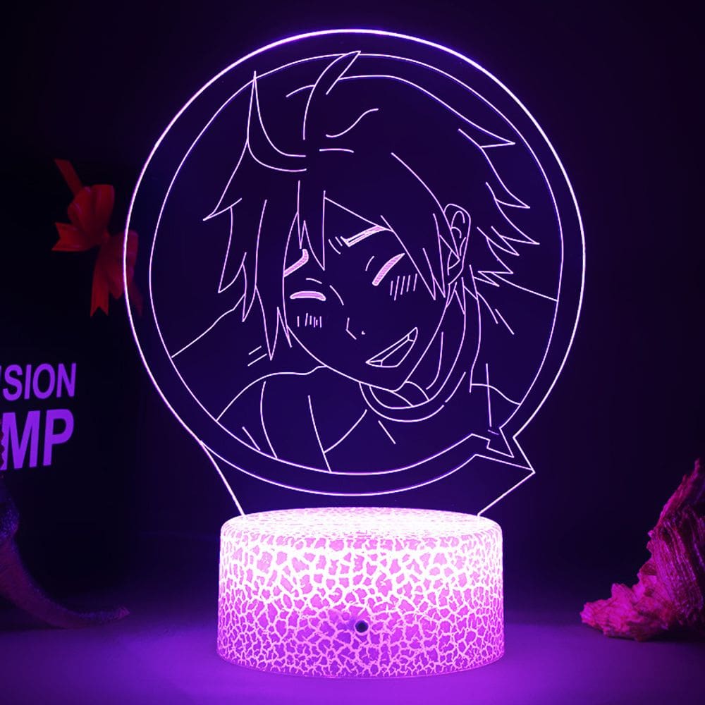 Luz noturna LED 3D Haikyuus Tadashis Yamaguchis Football