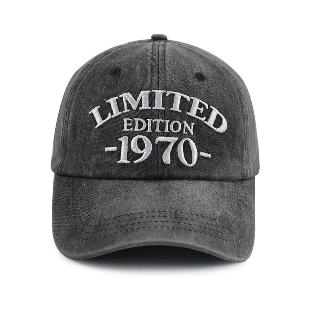 Boné de beisebol de algodão bordado vintage Dad Hat Limited 1970