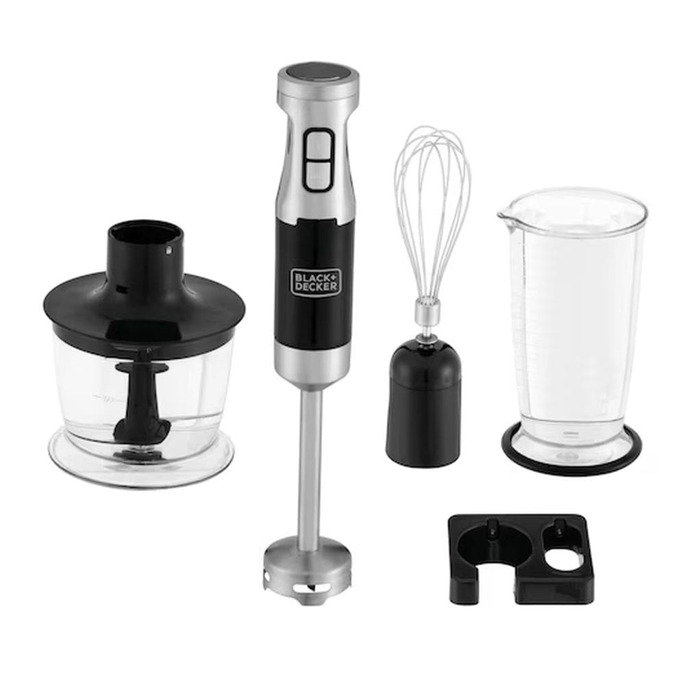 Mixer Portátil Black + Decker MK600BR Mini Process. cor Inox 127V