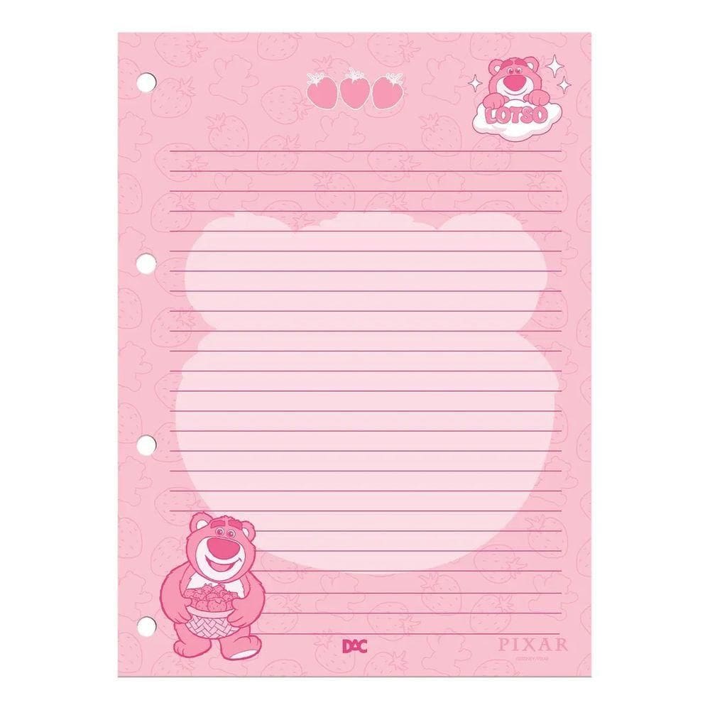 Bloco Para Fichário Universitário Lotso 96 Fls - 5298 - Dac
