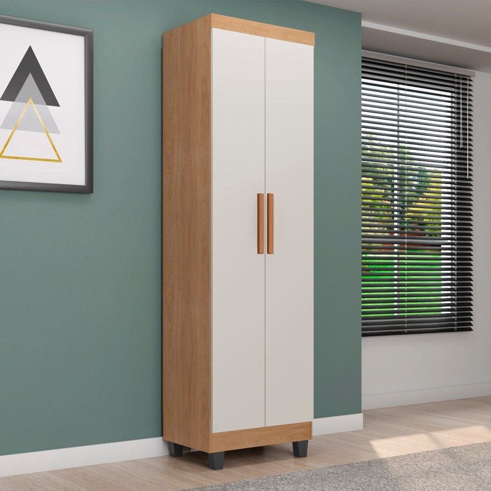 Armario Multiuso 2 Portas com Pes Lite Moveis Leao