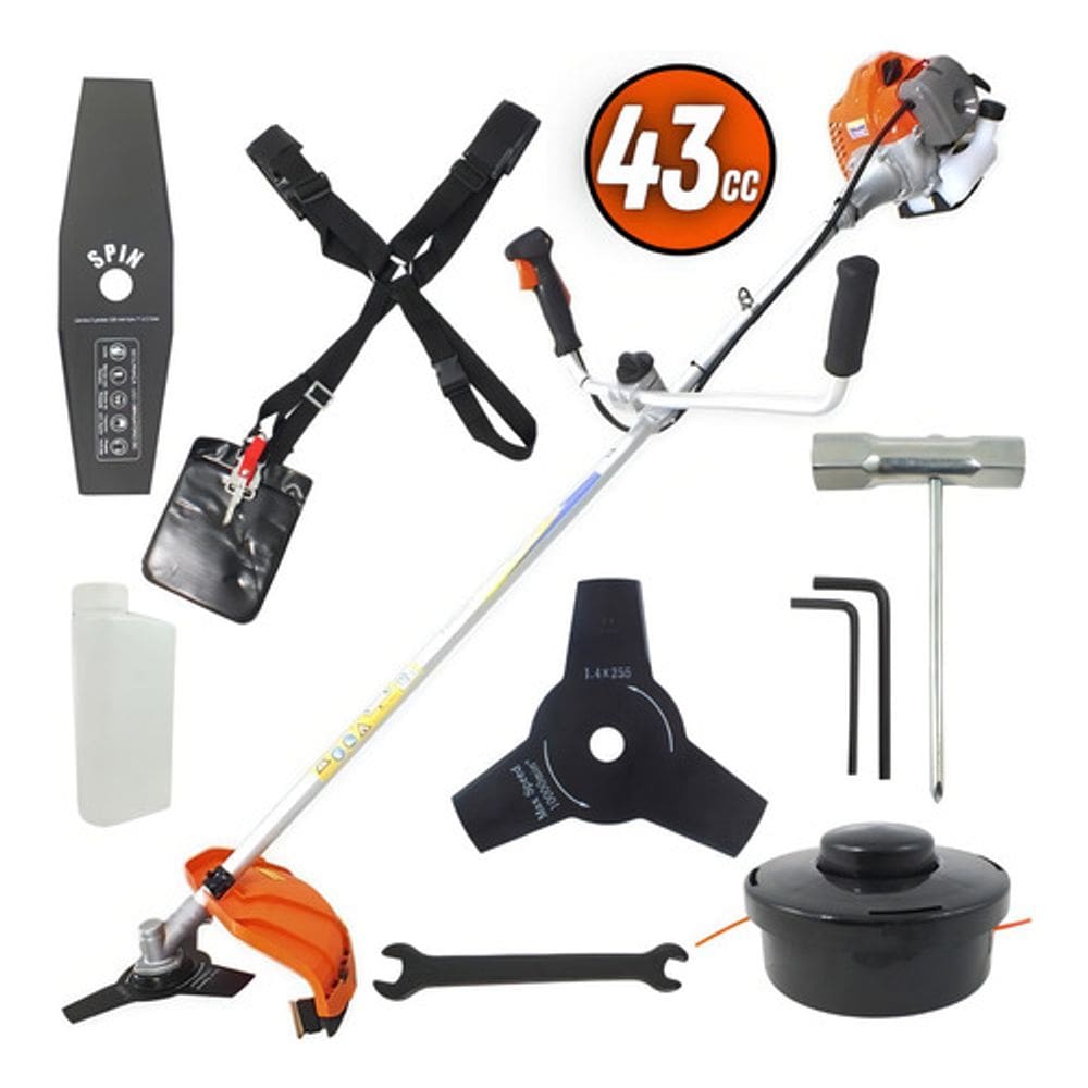 Rocadeira Lateral Profissional a Gasolina Vulcan Trent VR430 2 Tempos 43cc 1,7hp Linha Premium Acelerador com Amortecedo