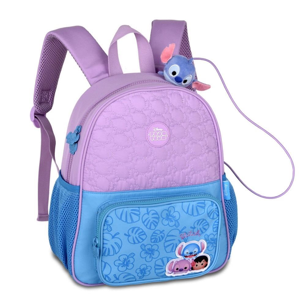 Mochila De Costas Creche Stitch Meninas Passeio Infantil