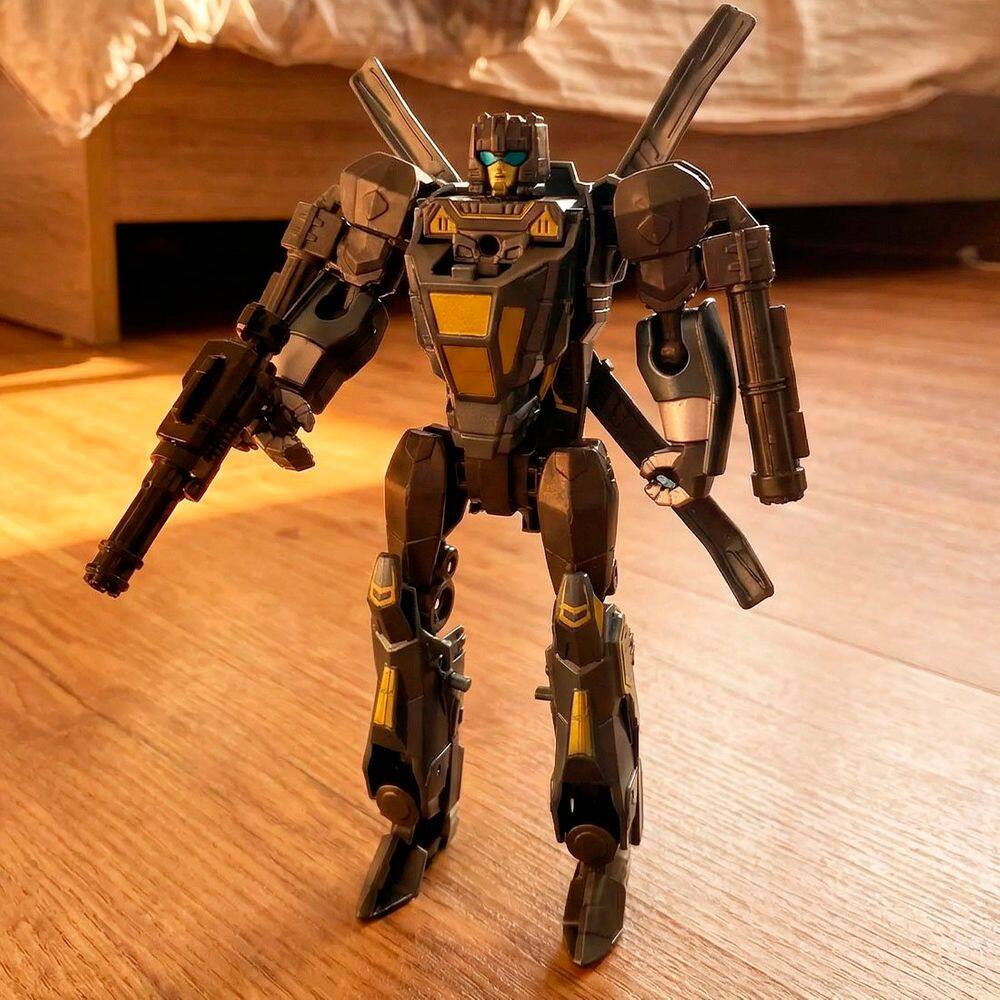 Brinquedo Boneco Robô Guerreiro Herói Militar Com Acessórios