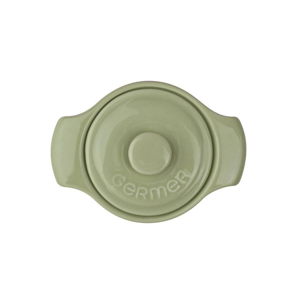Cocotte Refratária Diâmetro 10 cm Verde Chá 218 ml Porcelana