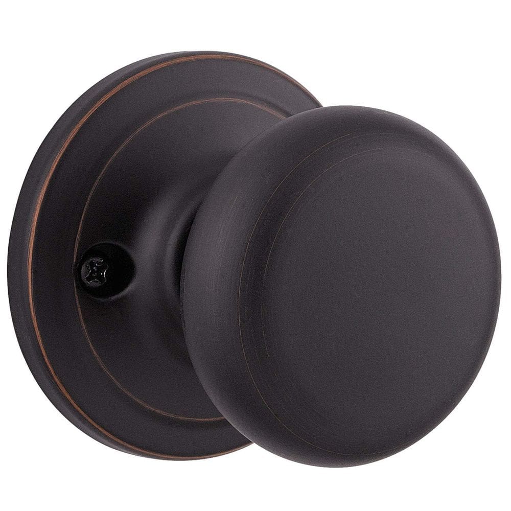 Maçaneta fictícia Kwikset Juno Venetian Bronze Non-Turning