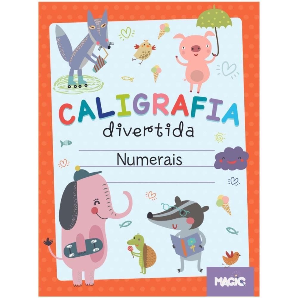 Livro Pedagógico Caligrafia Numerais 16 Páginas
