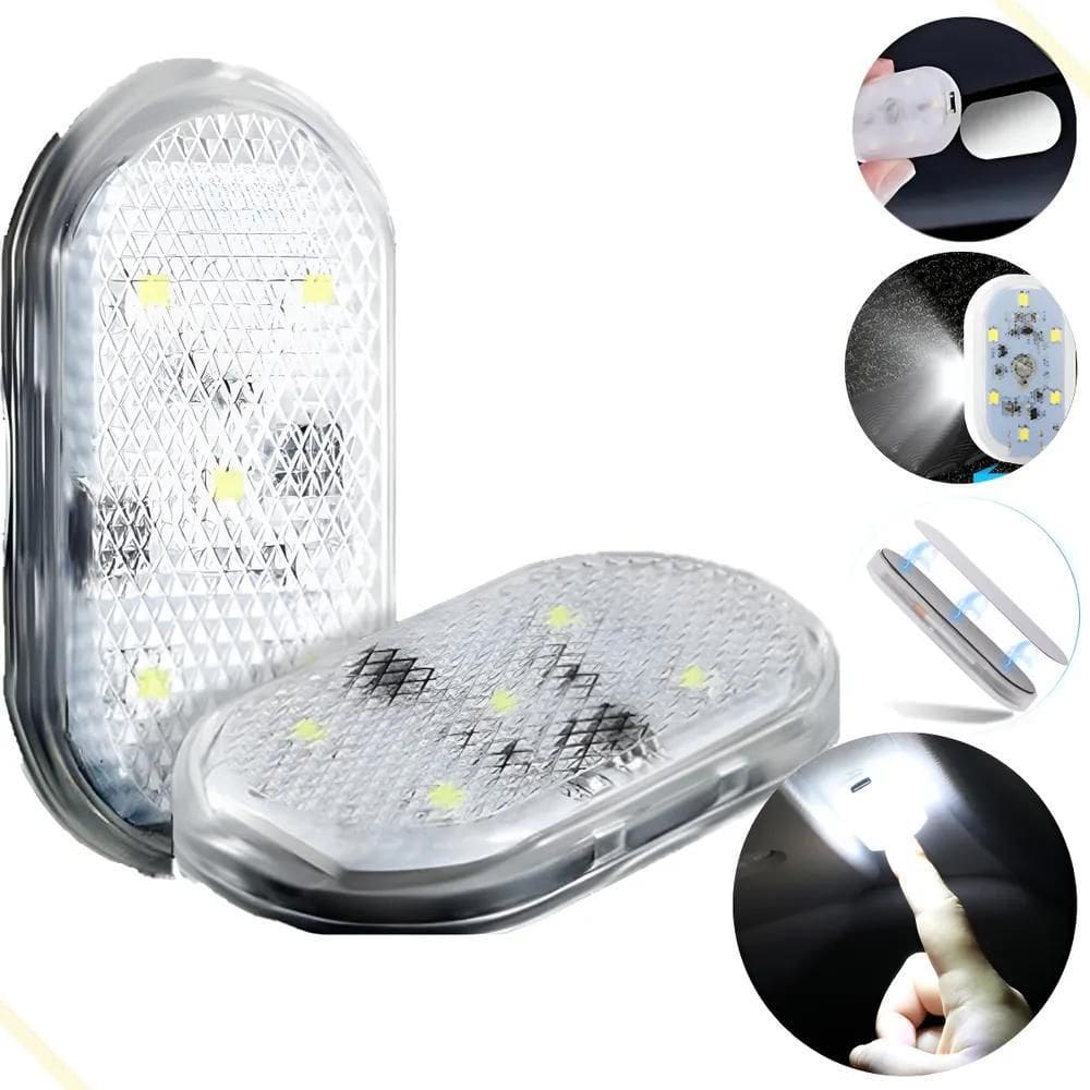 Luz Led Interior Branca - Iluminação Interna Quarto Escritór