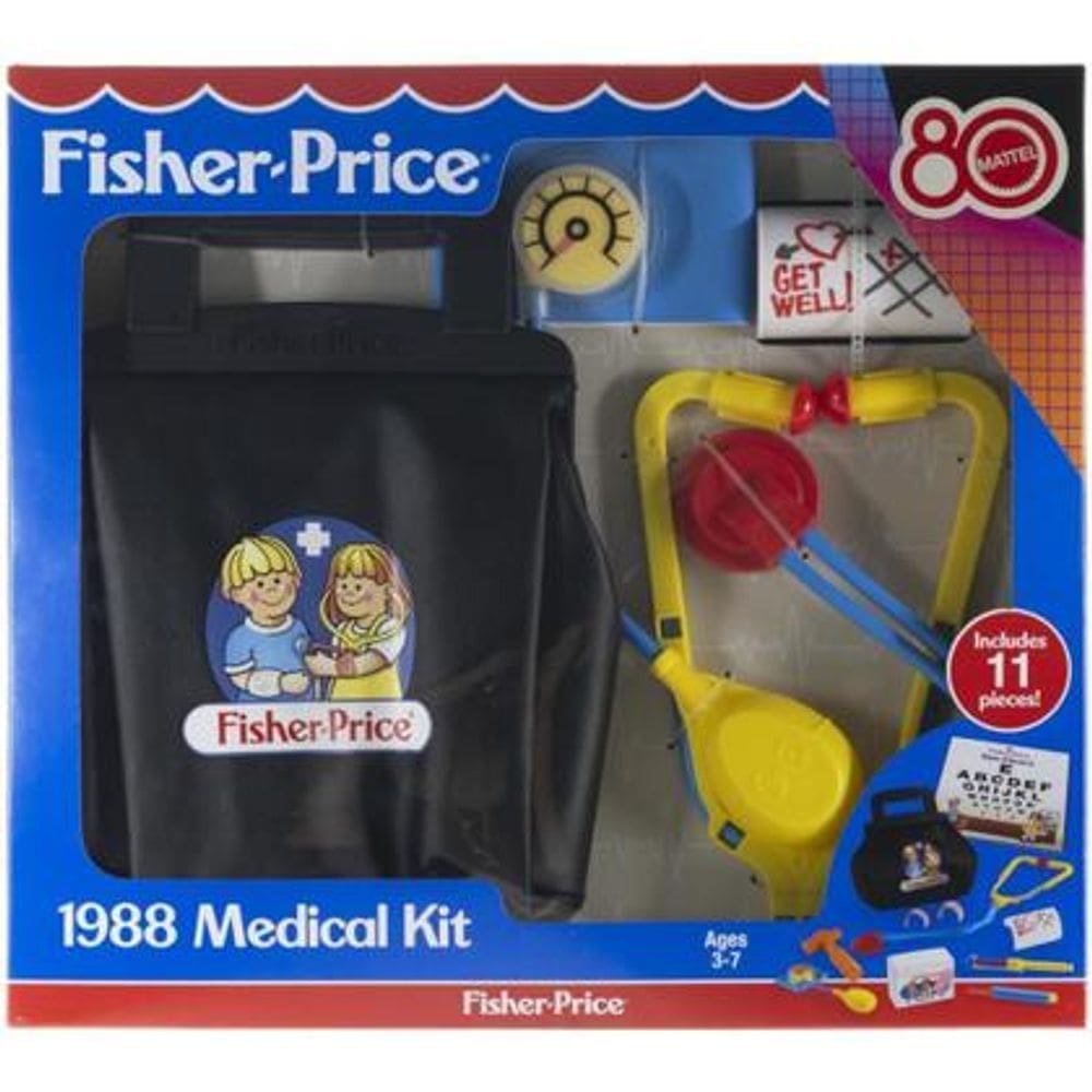 Meu Primeiro Kit Médico Fisher Price 11 Peças Mattel Jgf12