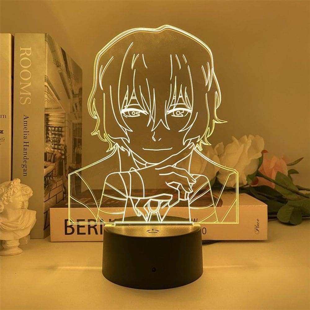 Luz noturna USB Bungou Stray Dogs Dazai Osamu, Chuuya Nakaha