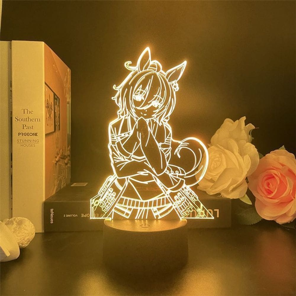 Luz noturna USB UMA Musume Elitist Silent Suzuka Chika Akane