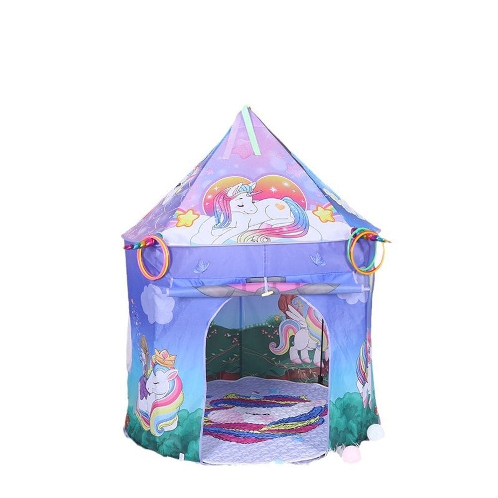 Brinquedo para uso interno e externo para crianças Play Tent Purple Mongolian Yurt