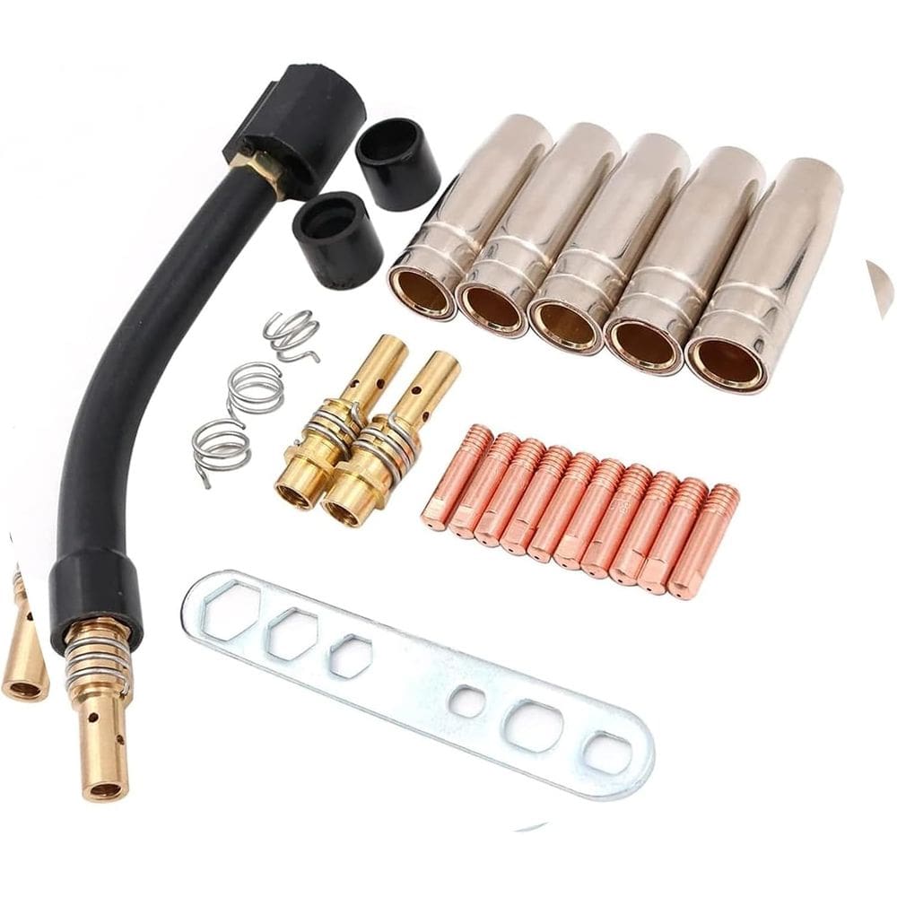 Conjunto de pontas de bico de tocha de soldagem 15AK para soldador MAG, 24 unidades