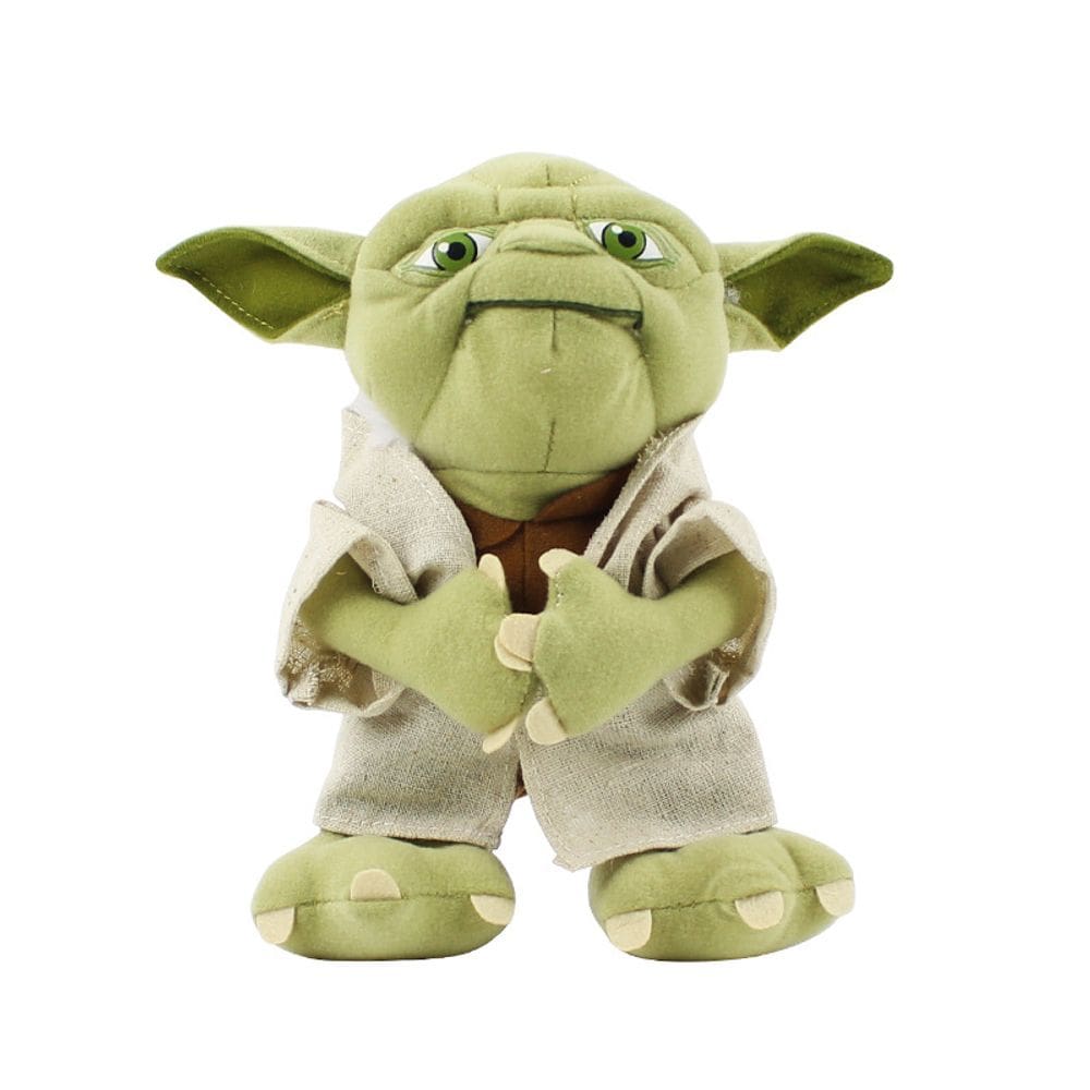 Brinquedo de pelúcia Star Wars Yoda Master verde 18 cm recheado