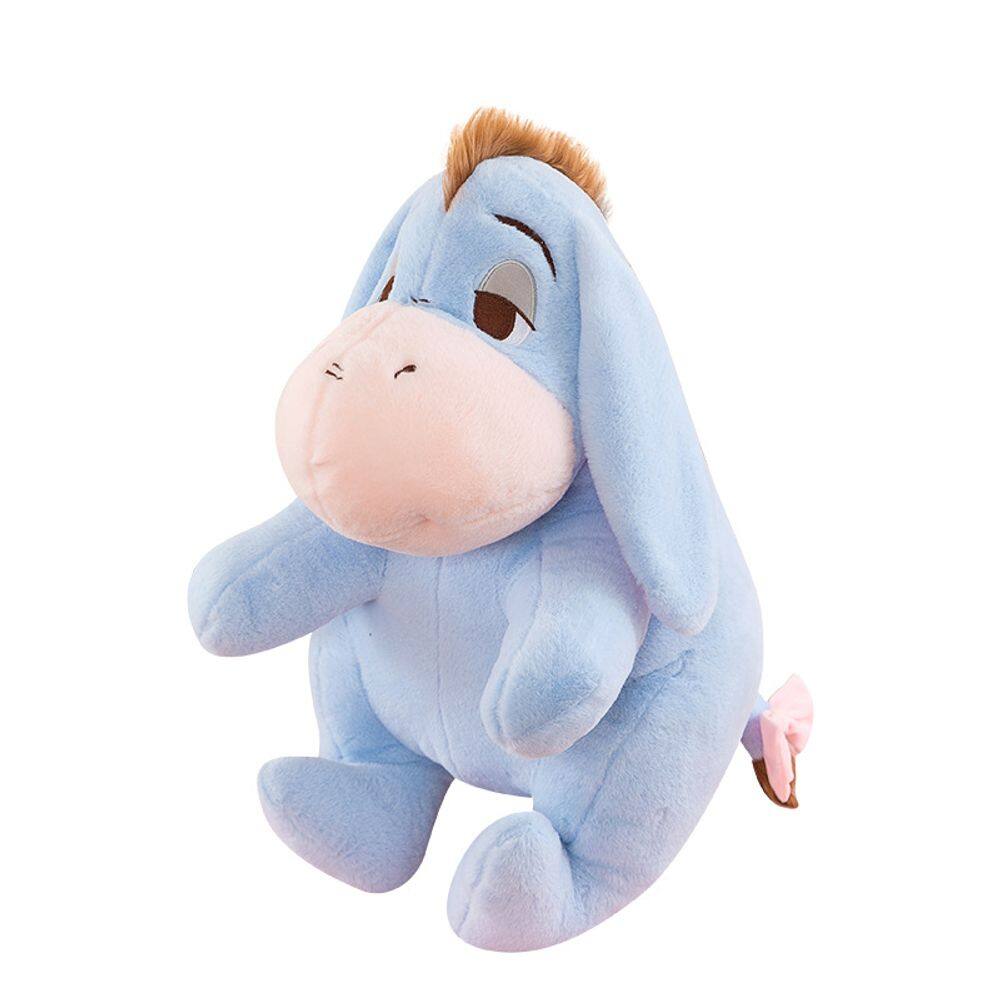 Boneca de pelúcia Blue Sleepy Donkey, boneco de pelúcia macio de 35 cm