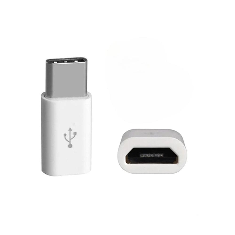 Adaptador para Carregador Celular V8 Micro USB x Tipo C