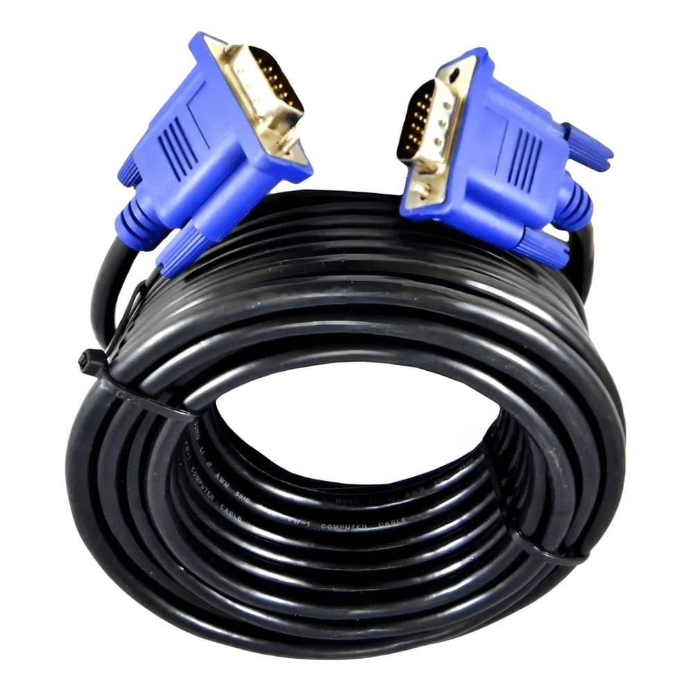 Cabo VGA Monitor Computador 10 Metros VGA-10M Aoweixun