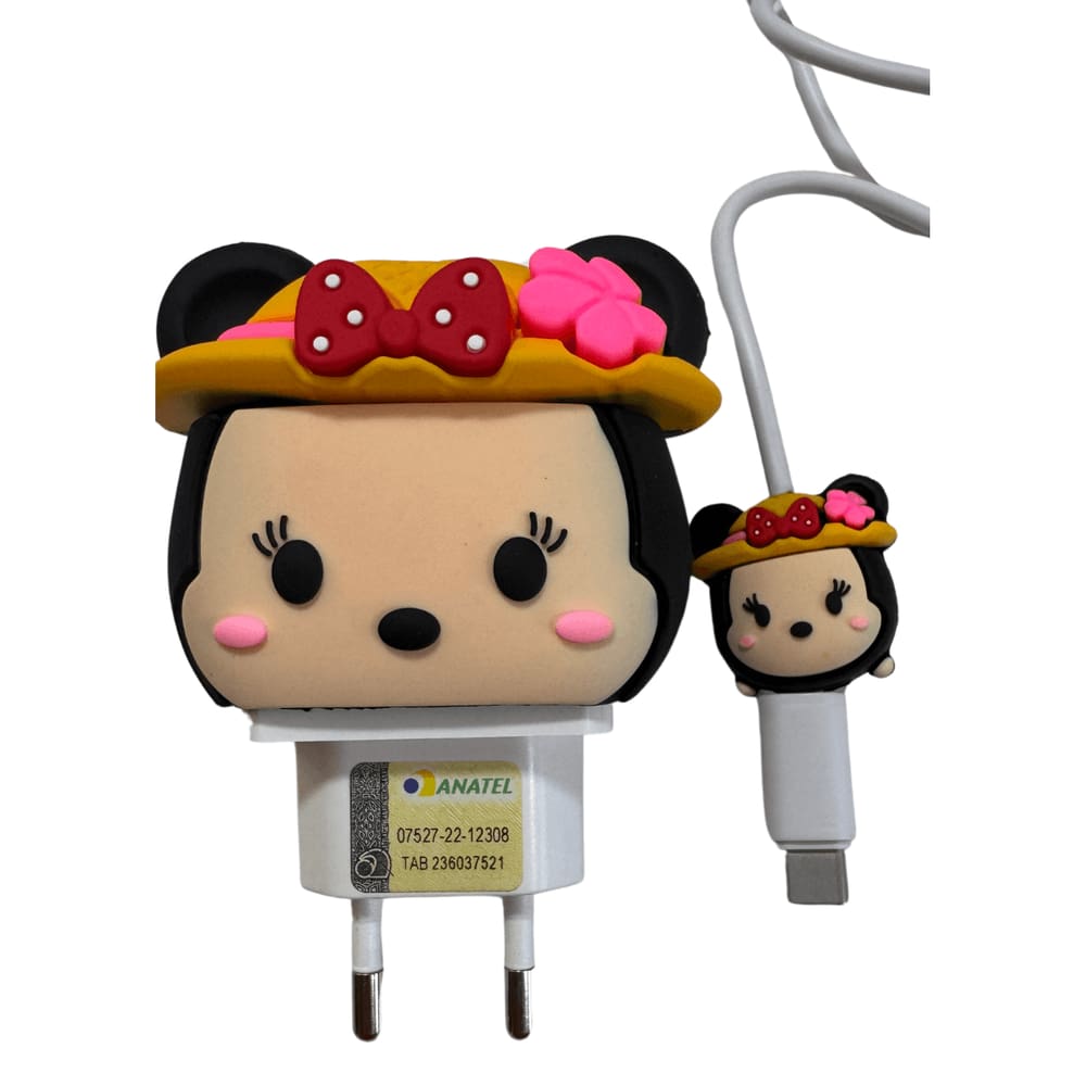 Capa Proteção Carregador e Cabo Celular Silicone