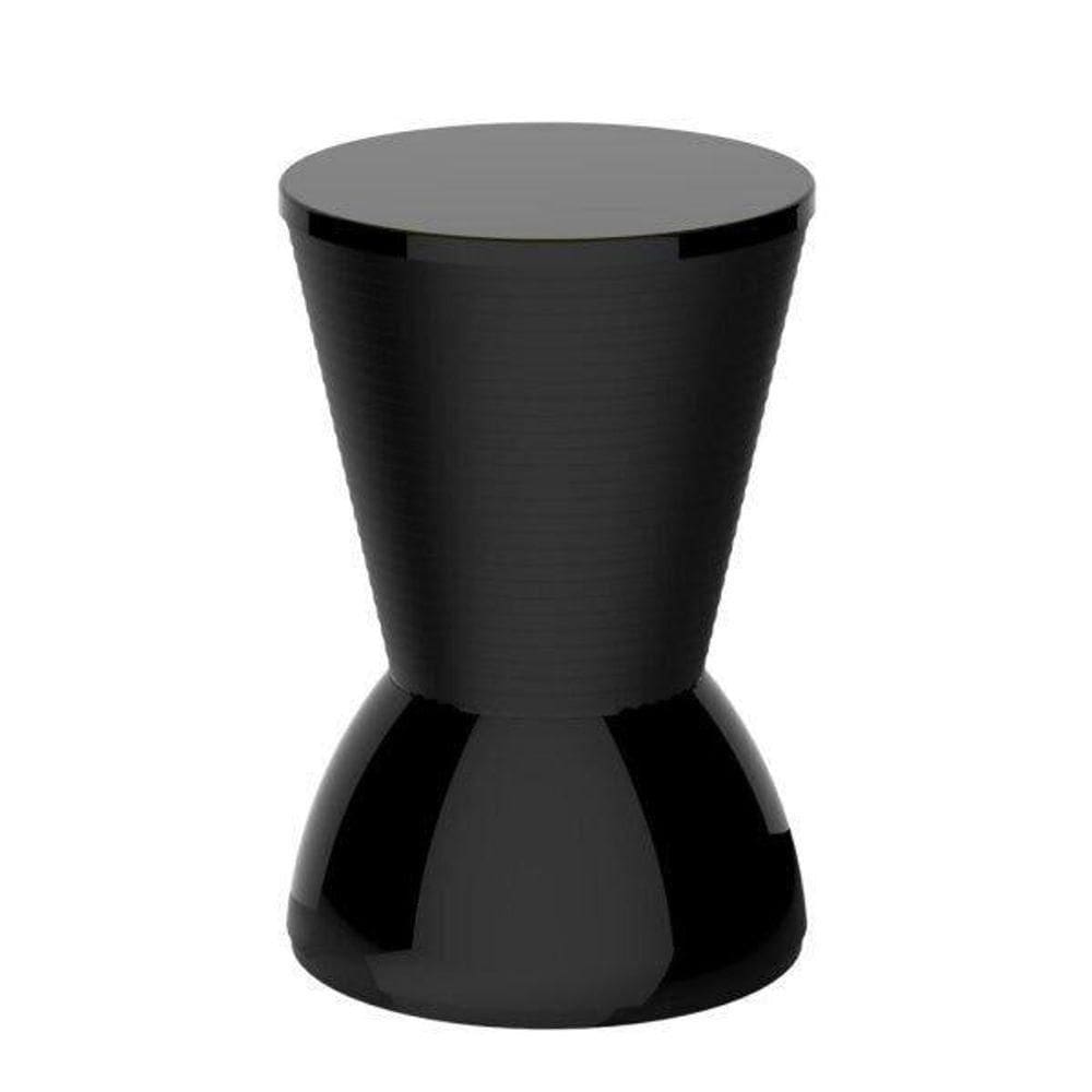 Banqueta Nick Im In área Externa E Interna Polipropileno Preto 44,4 Cm (altura)