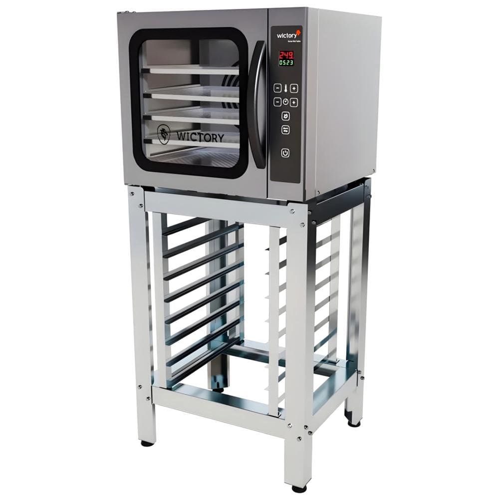 Kit Forno Mini Convector Para Pudim Eletrico Wcpp-535 Com Vapor 220V + Cavalete Inox - Wictory