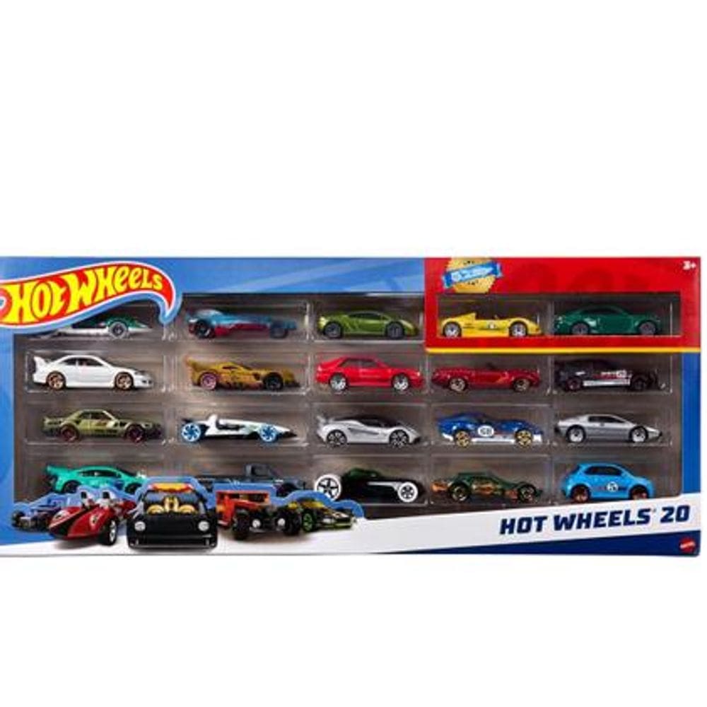 Hot Wheels Kit 20 Carrinhos - Mattel H7045
