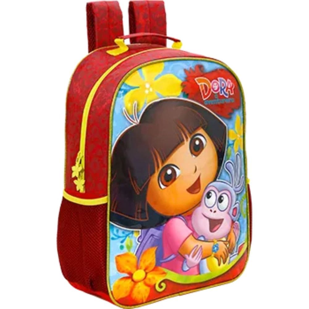 Mochila de Costas para Meninas Dora Aventureira Resistente Reforçada - Dora Aventureira - Xeryus