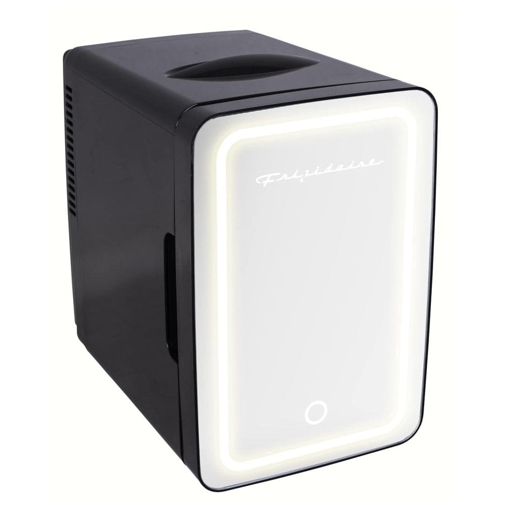 Mini Geladeira para Skincare 6,5 Litros com LED, 12V, 110V, FRIGIDAIRE EFMIS170 BLACK, Preto