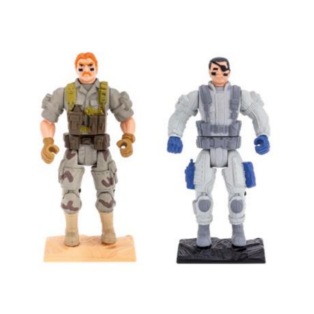 Willie Go x Mattone - SOS Commandos - Cartela com 2 Figuras e Acessórios - Gulliver