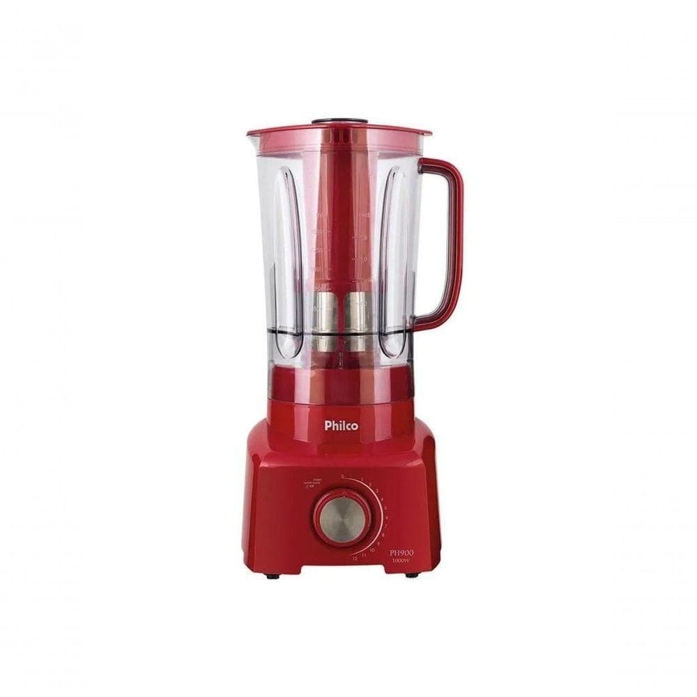 Liquidificador Philco Ph900 C/ Filtro 12v 3l Vermelho 220v