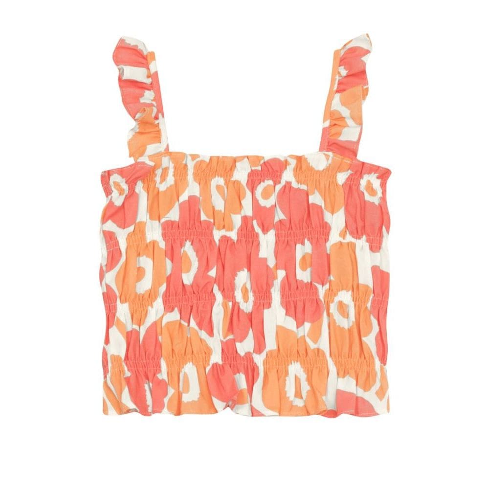 Blusa infantil menina em viscose floral Brandili