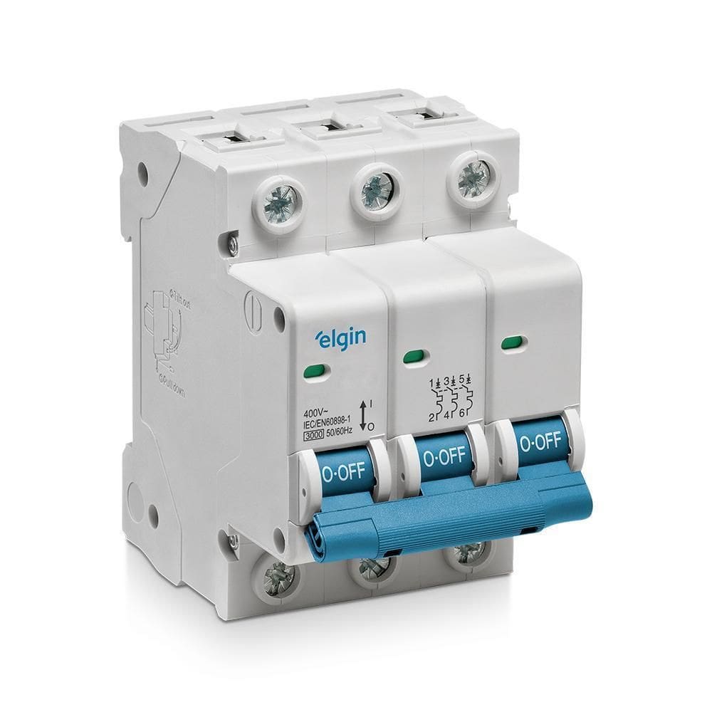 Disjuntor Tripolar 20A Elgin