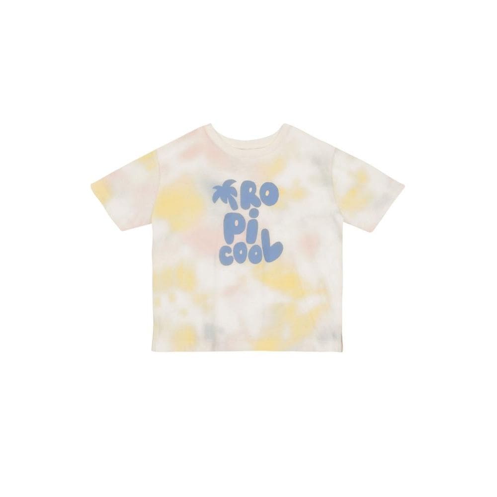 Blusa infantil menina estampa tropical Brandili