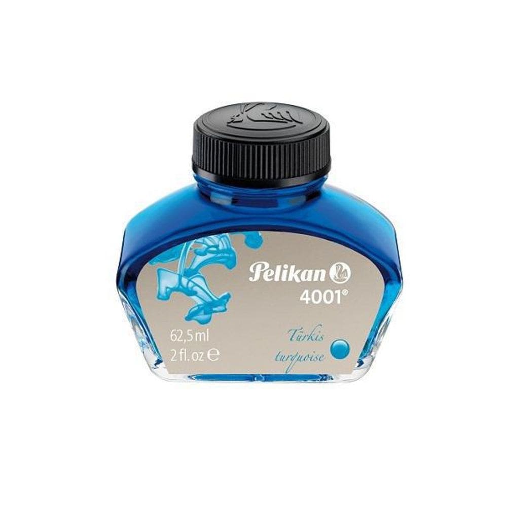 Tinta Para Caneta Tinteiro Pelikan Azul Turquesa 62,5Ml
