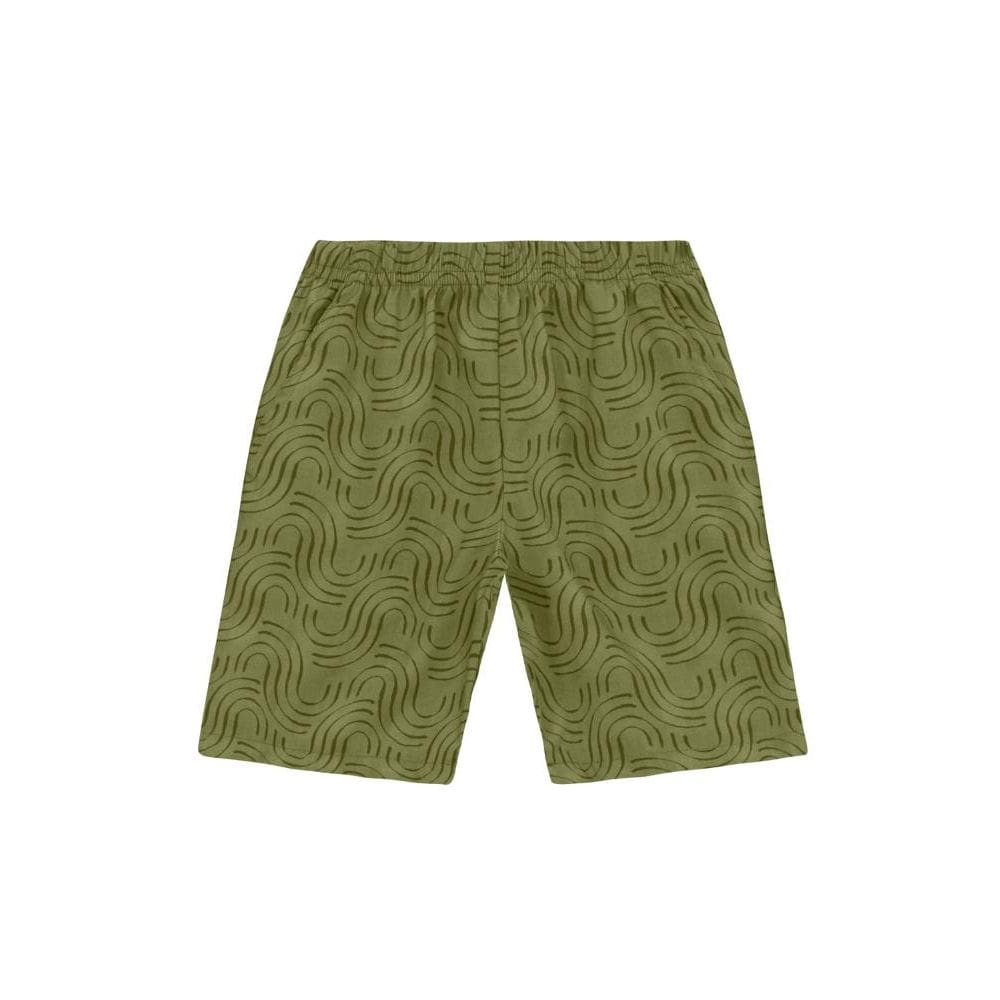 Bermuda infantil menino em microfibra Brandili