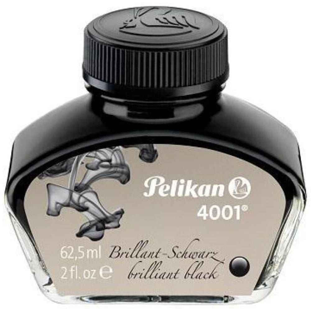 Tinta para Caneta Tinteiro Pelikan 62,5mL Preto