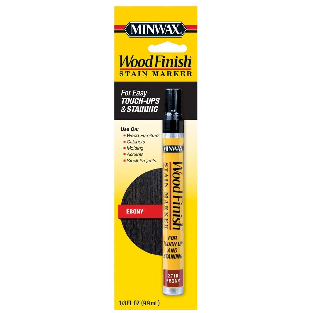 Marcador de Tinte Minwax Ebony para Madera 10 mL 63490