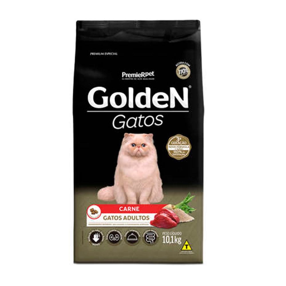Ração Premier Golden para Gatos Adultos Carne 10,1kg