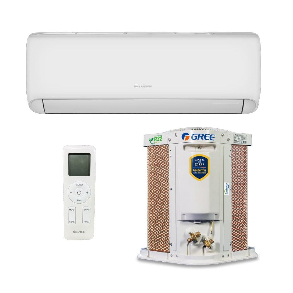Ar Condicionado Split Hi Wall - Inverter R-32 - G-classic - Gree - 12.000 BTUs - Frio - 220V Monofásico