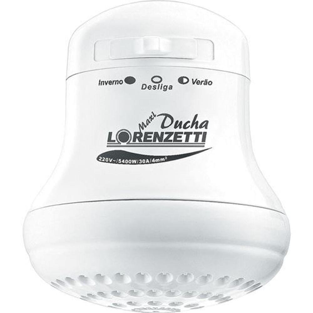 Ducha Elétrica Maxi-ducha 3t Branco 220v 5500w Lorenzetti