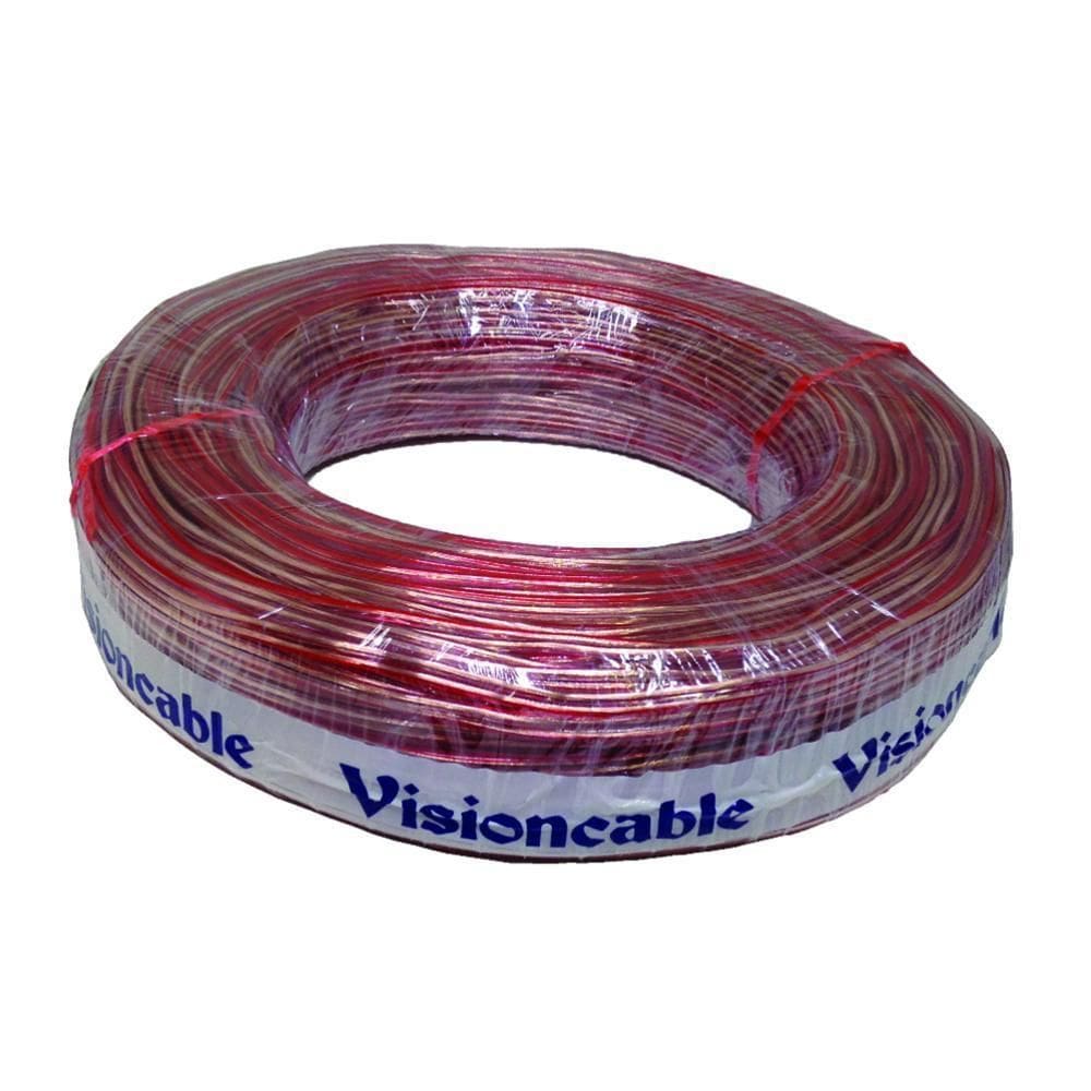 Visioncable Bicolor 2X18  0,75  Rl100Mt Vermelho