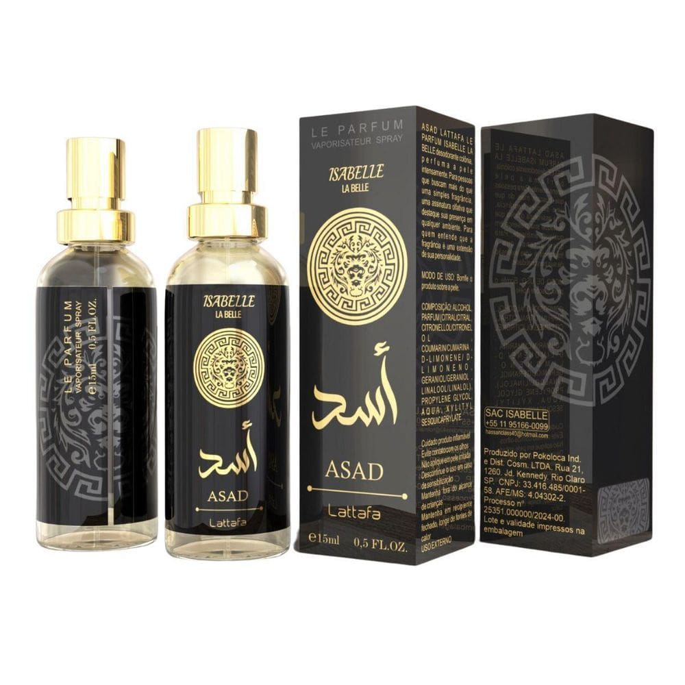 Perfume Asad Lattafa Isabelle La Belle 15Ml