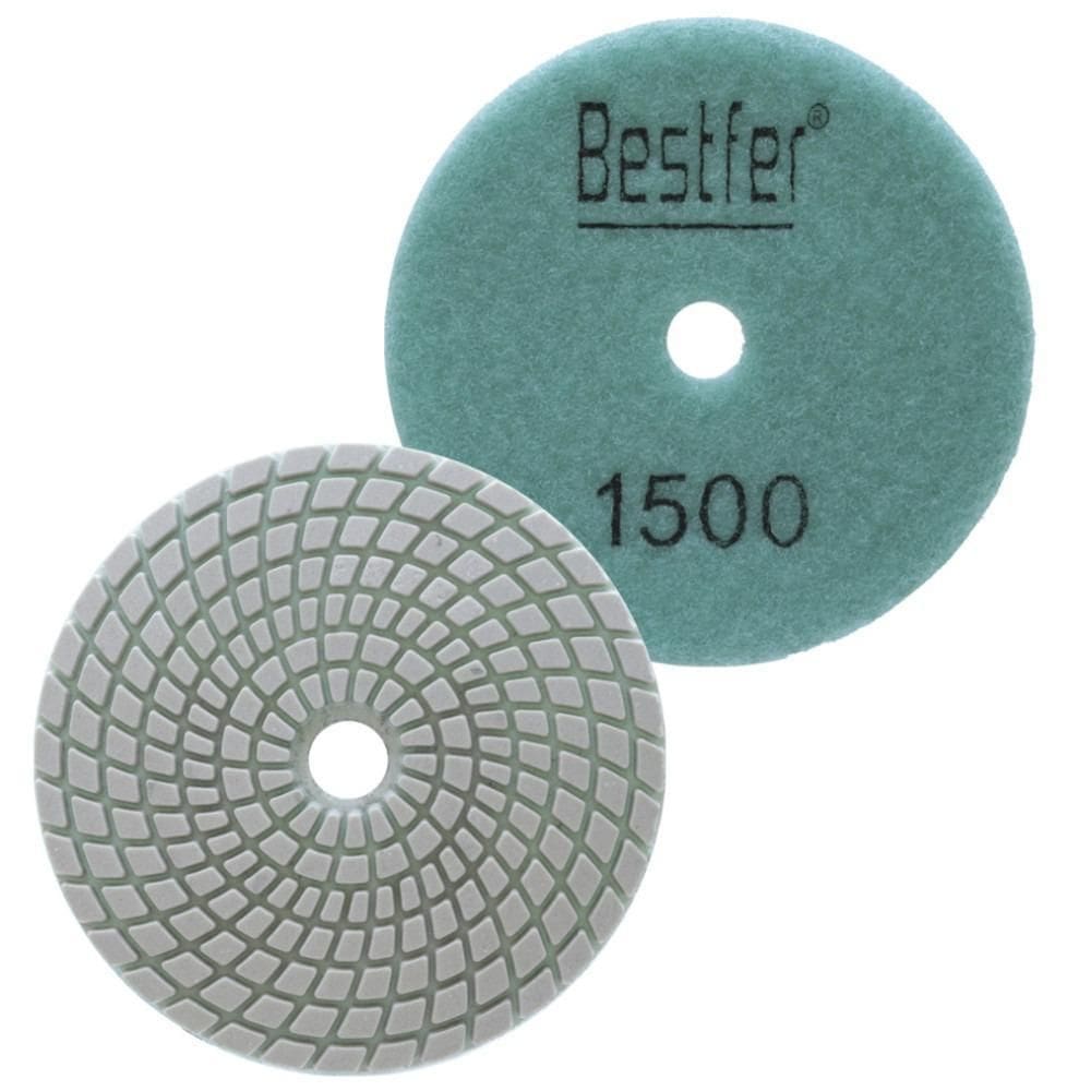 Disco Lixa Diamantado Costado Pluma 4Pol Grão 1500 Bestfer