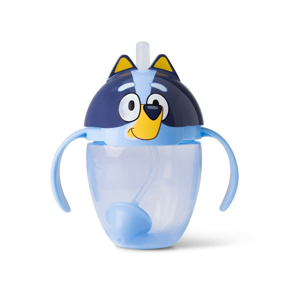 Vaso para Niños Pequeños The First Years Bluey con Pajilla Ponderada 210 mL 6m+