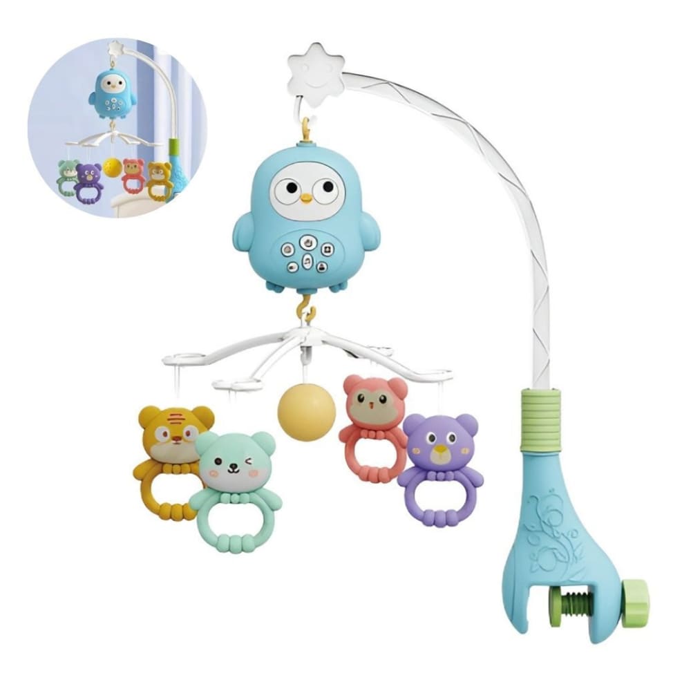 Mobile Berço Carrinho Bebê Musical Controle Remoto Brinquedo