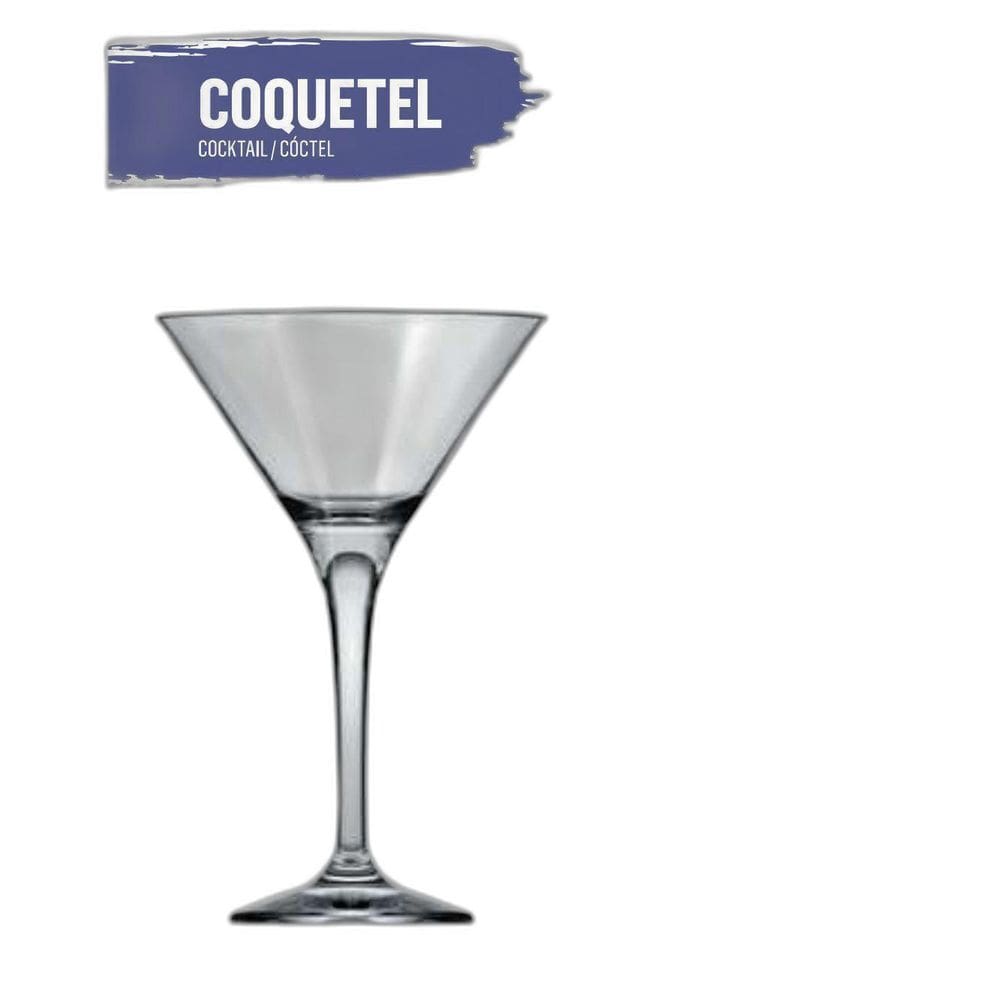 12 Taças Martini 250Ml - Coquetel - Margarita