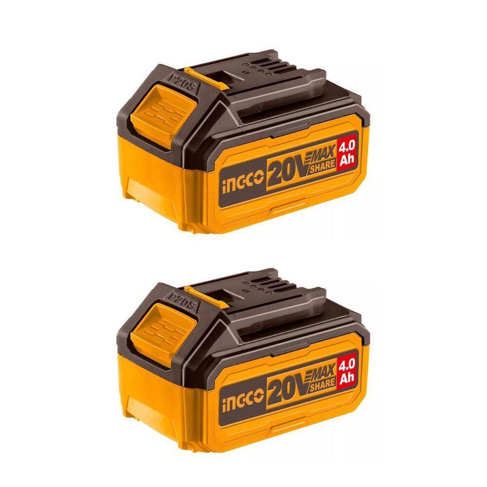 Bateria Ingco 4,0 Amper Industrial Bivolt Kit 02 Unidades