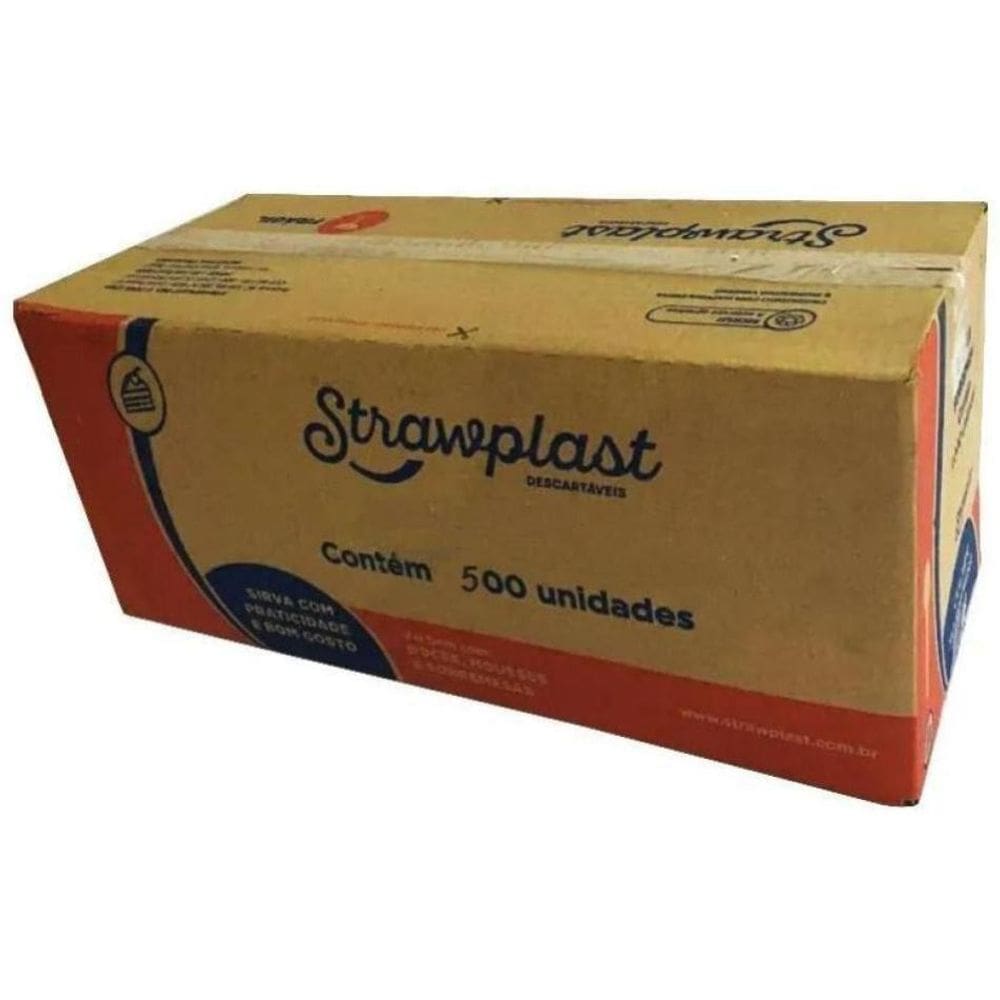 Faca Descartável Refeição Cristal - Strawplast C/1000