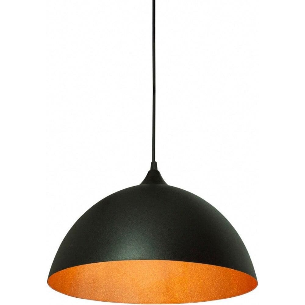 Luminária Pendente Taschibra Brooklyn 60W, Preto e Cobre