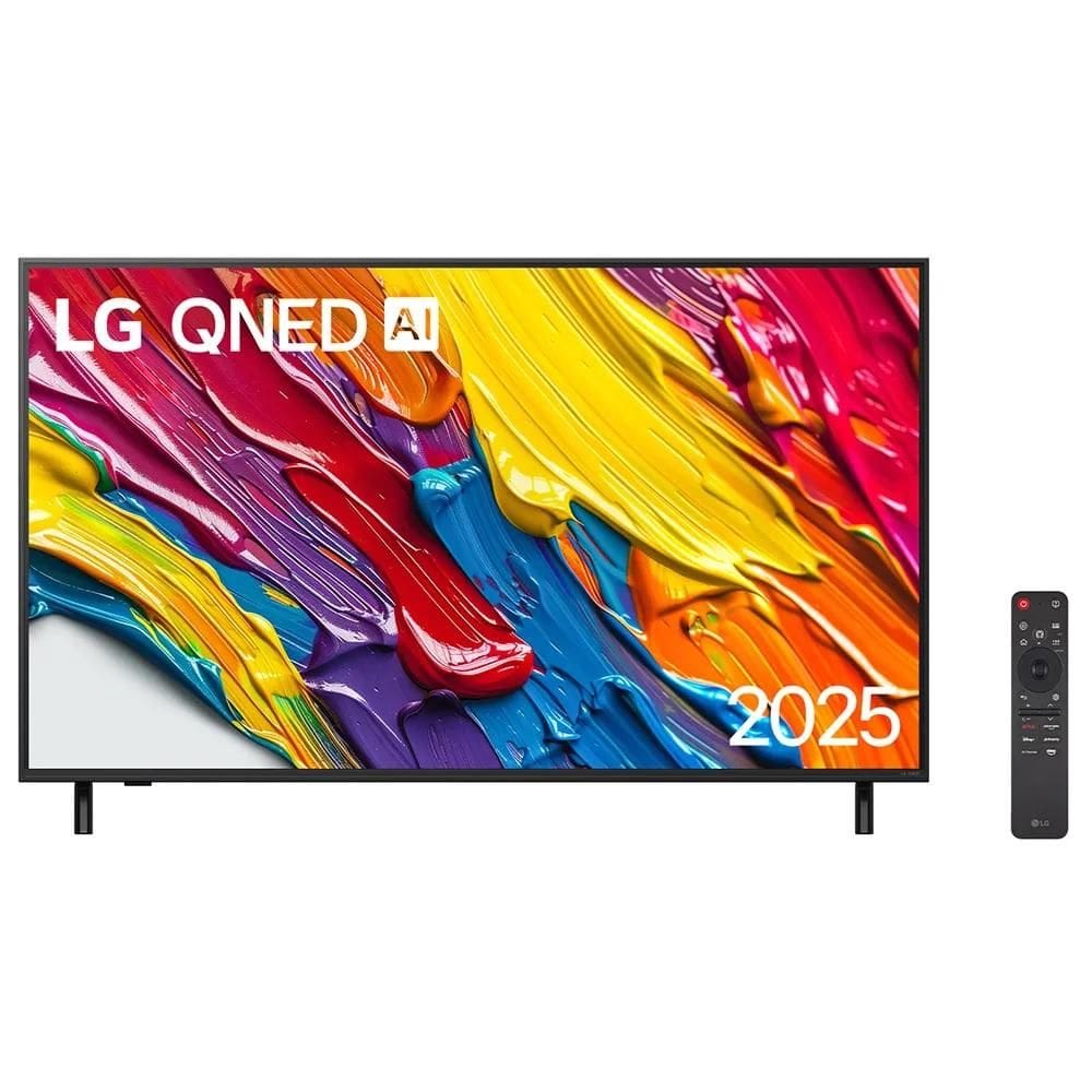 Smart TV LG 55” Ultra Slim 4K UHD QNED82 AI 55QNED82ASG Webos 25 HDMI Bluetooth Wi-Fi USB Ethernet Controle Smart Magic MR25