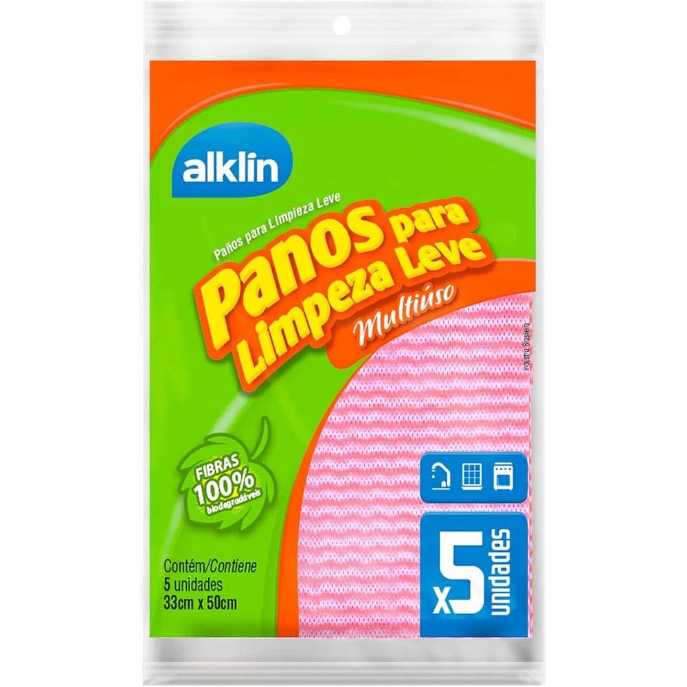 Limpeza Leve 33x50 cm , Alklin, Rosa